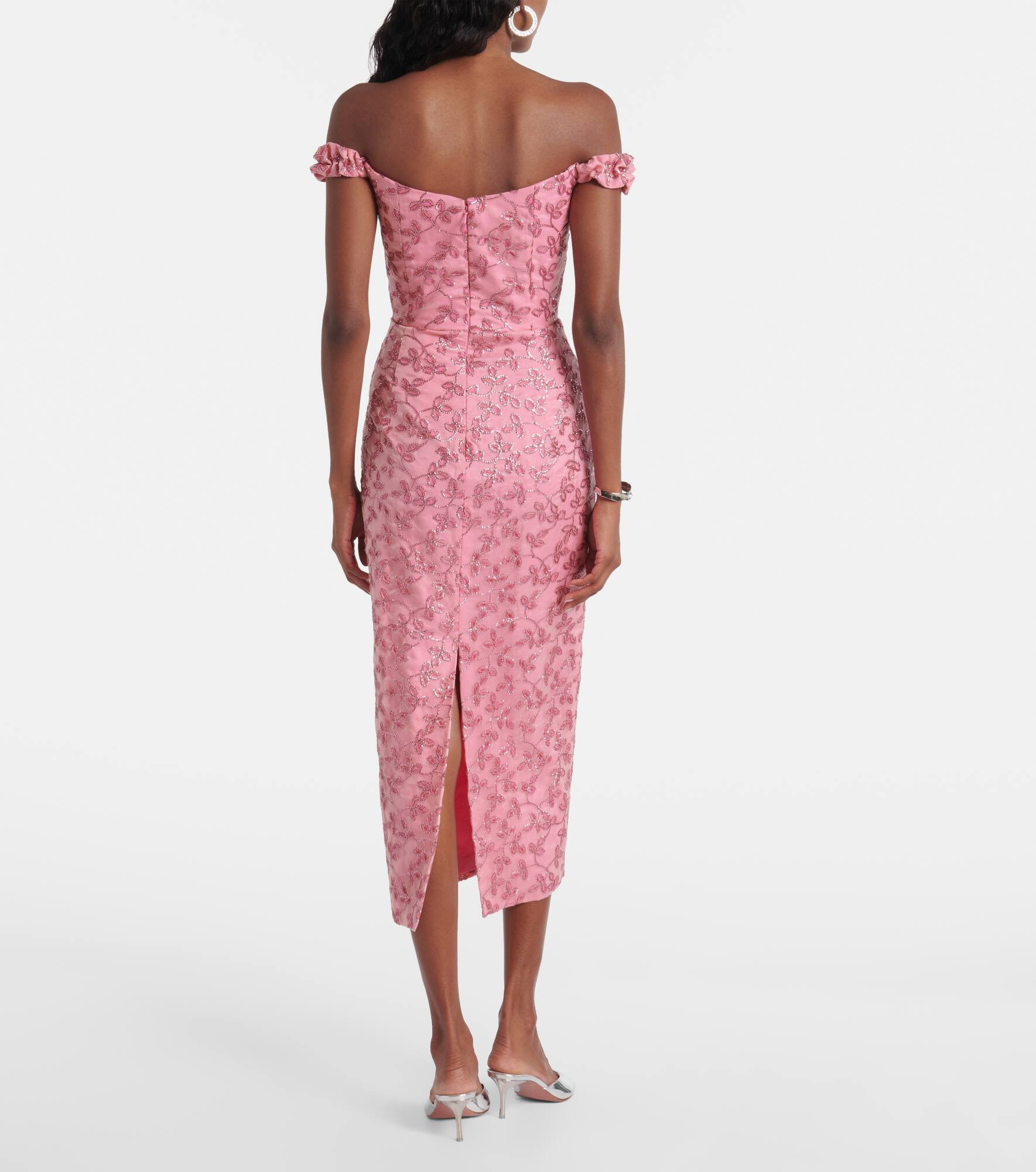 Amina sequined midi dress - 3