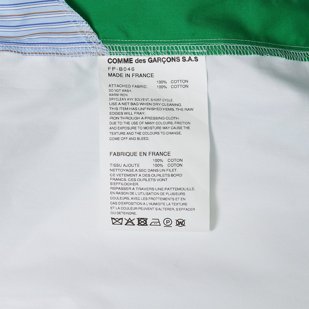 Cotton Plain Poplin Pattern Long Sleeve Shirt - 3