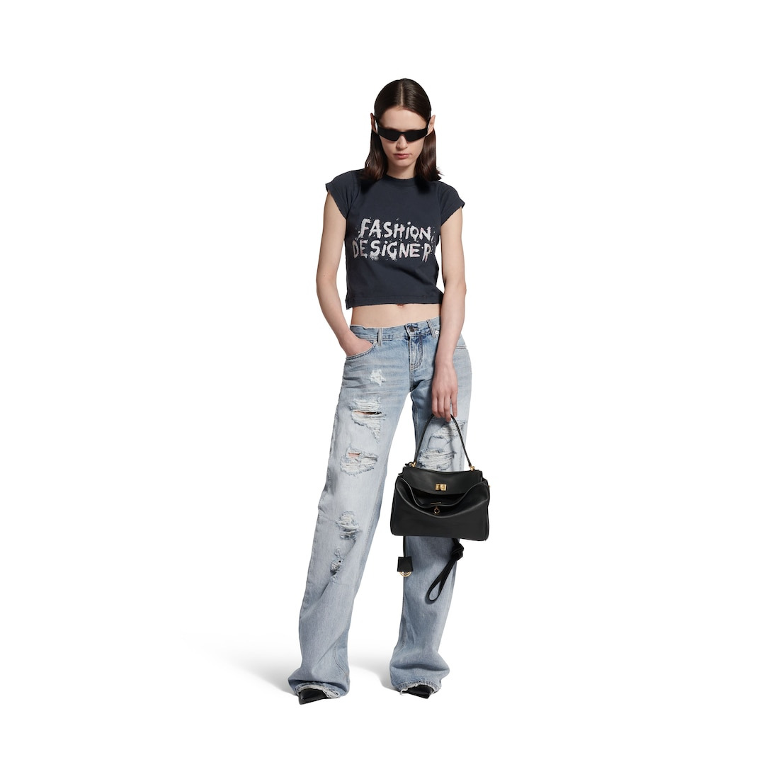 Women's Rodeo Small Handbag in Black - 7