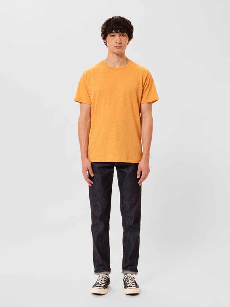 Nudie Jeans Roffe T-Shirt Ochre outlook