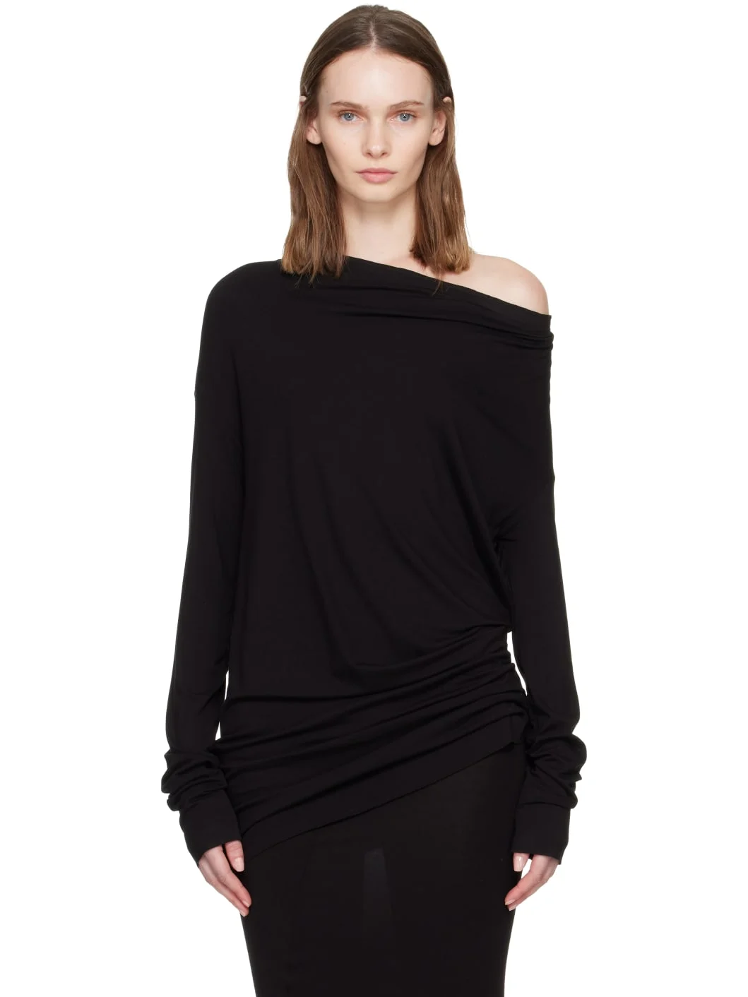 Black Off The Shoulder Top - 1
