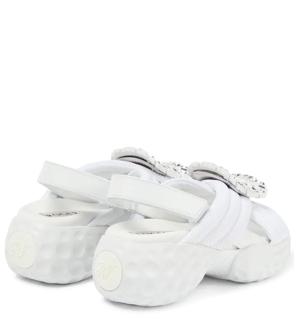 Viv' Run embellished slingback sandals - 3