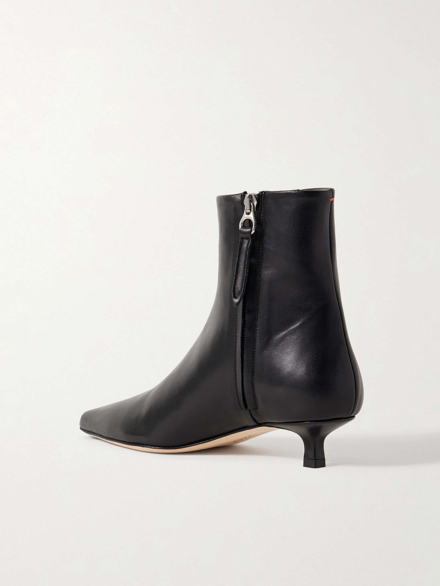 Sofie leather ankle boots Black - 3