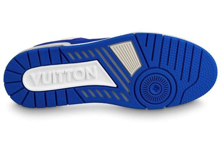 LOUIS VUITTON Trainer Sneakers 'White Blue' 1A813N - 4