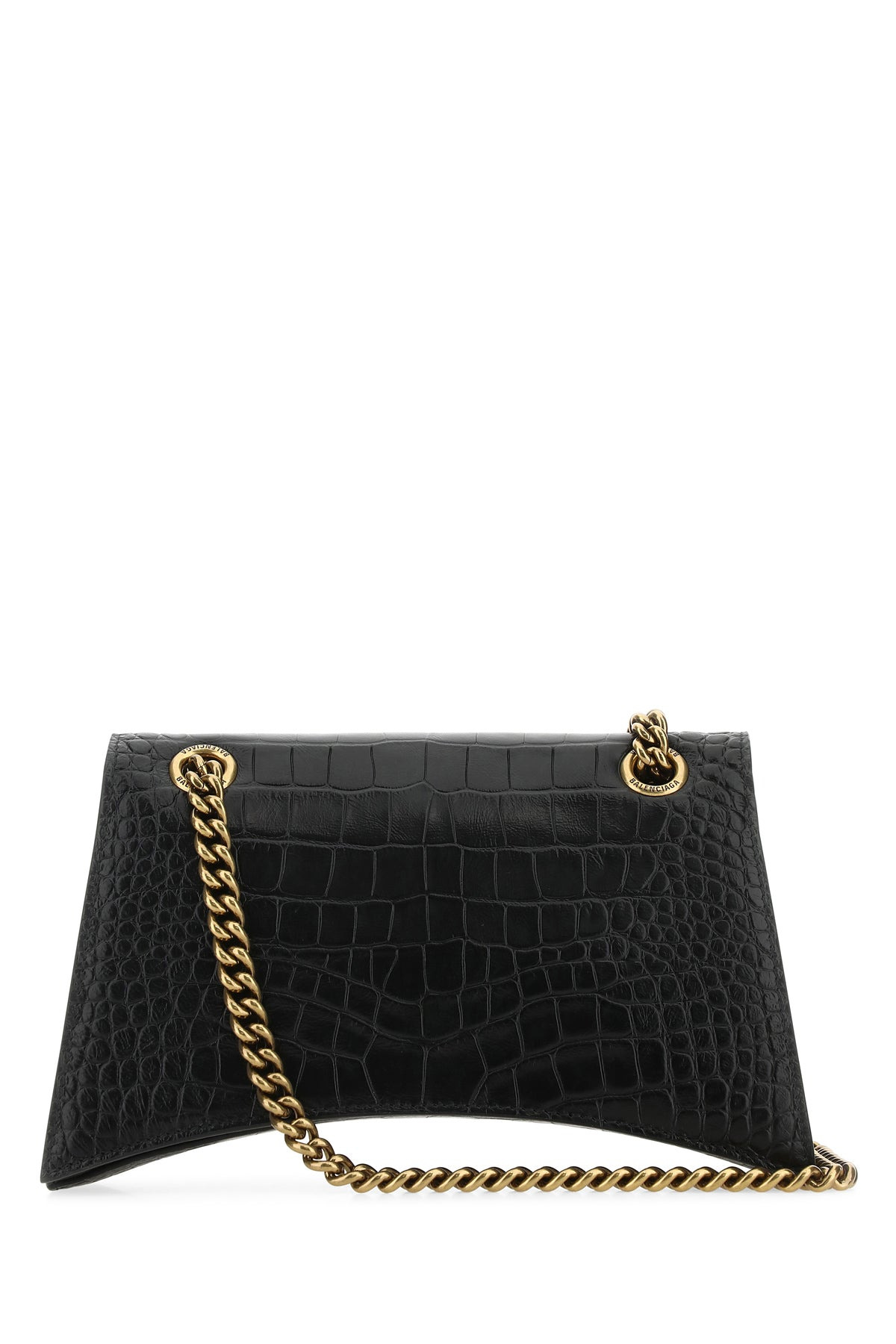 Black leather Crush S shoulder bag - 3
