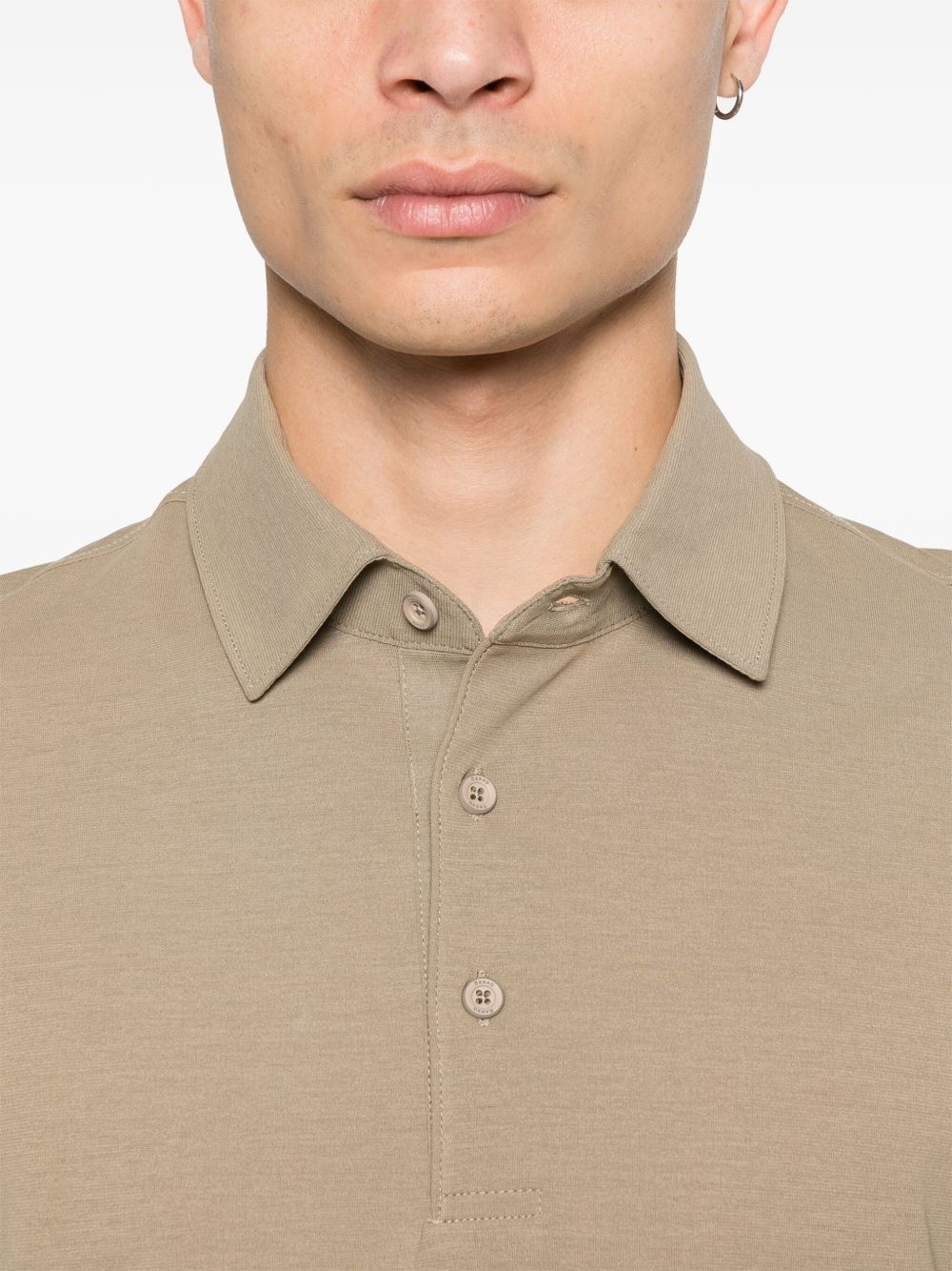 cotton polo shirt - 4
