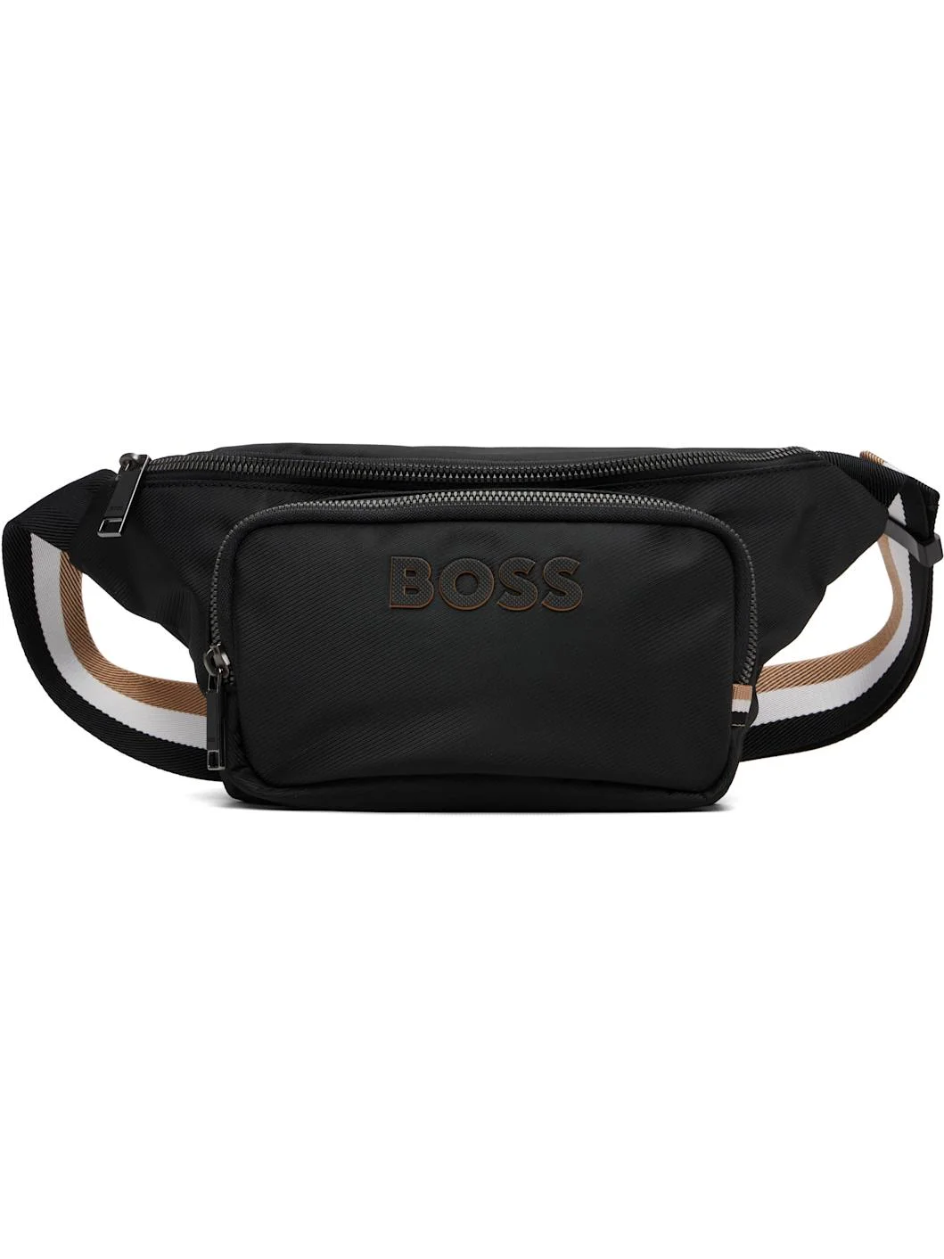 Black Twill Belt Bag - 1