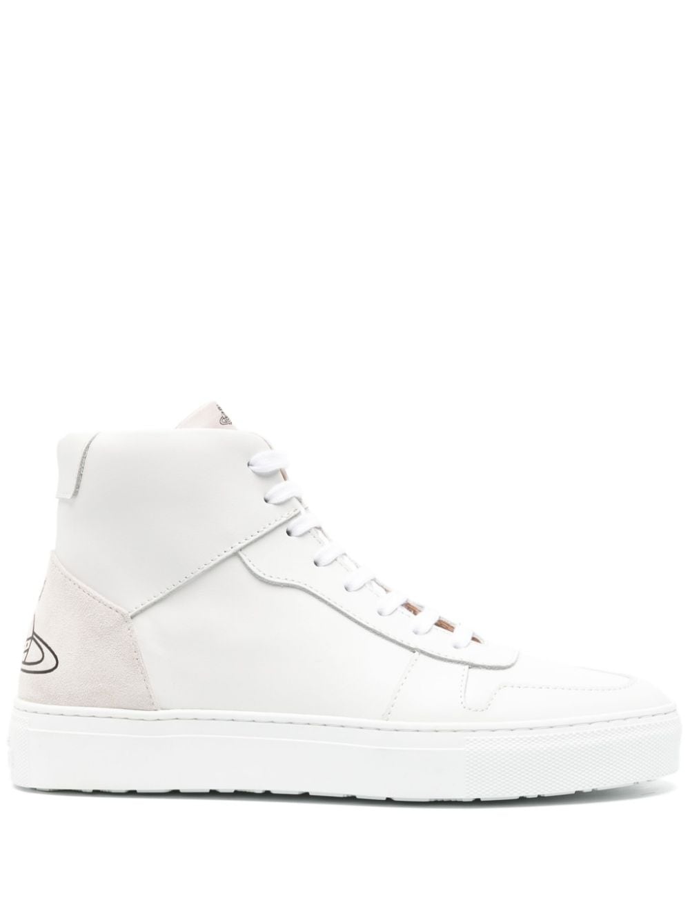 Orb leather high-top trainers - 1