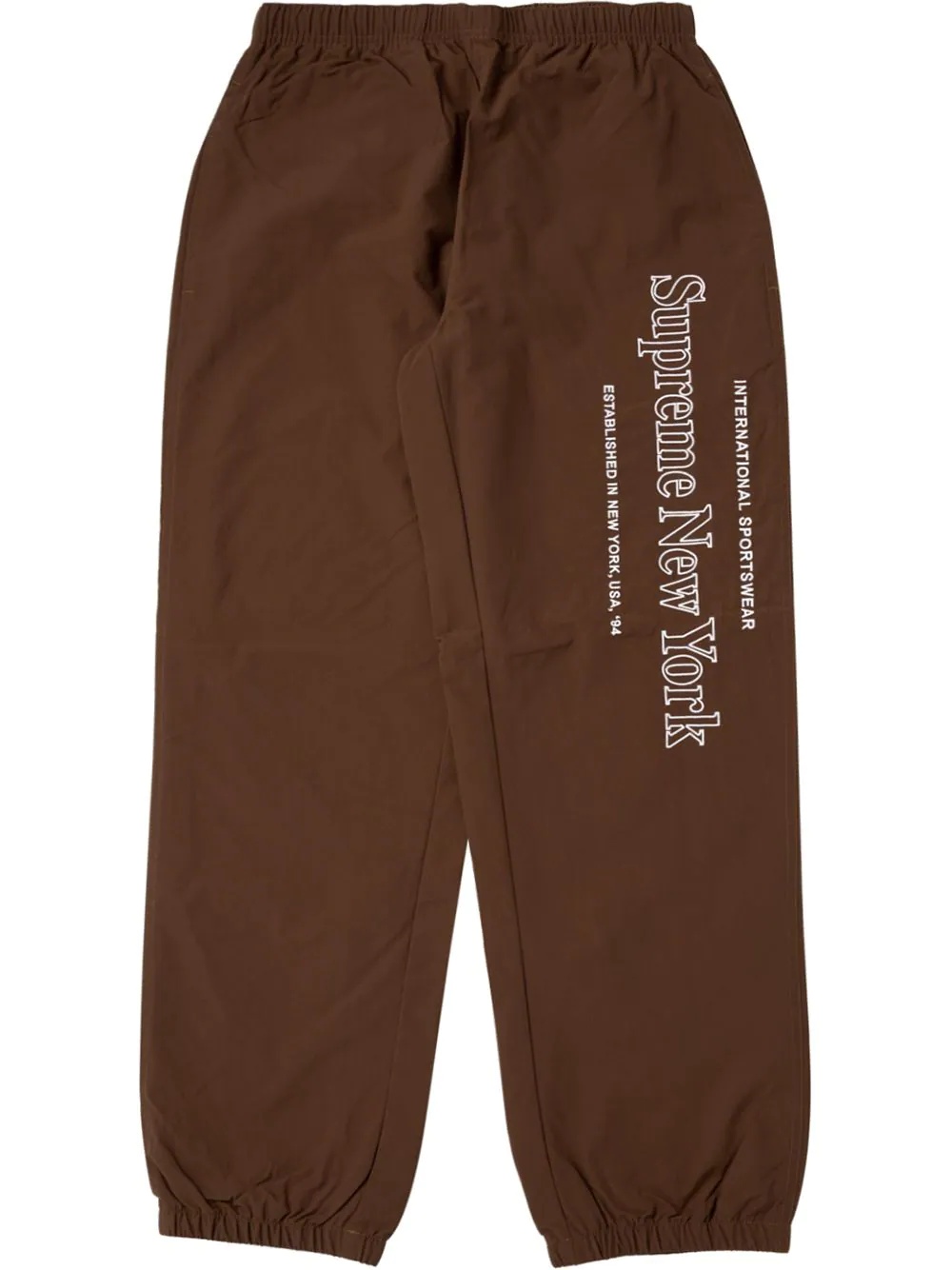 side logo track pants - 1