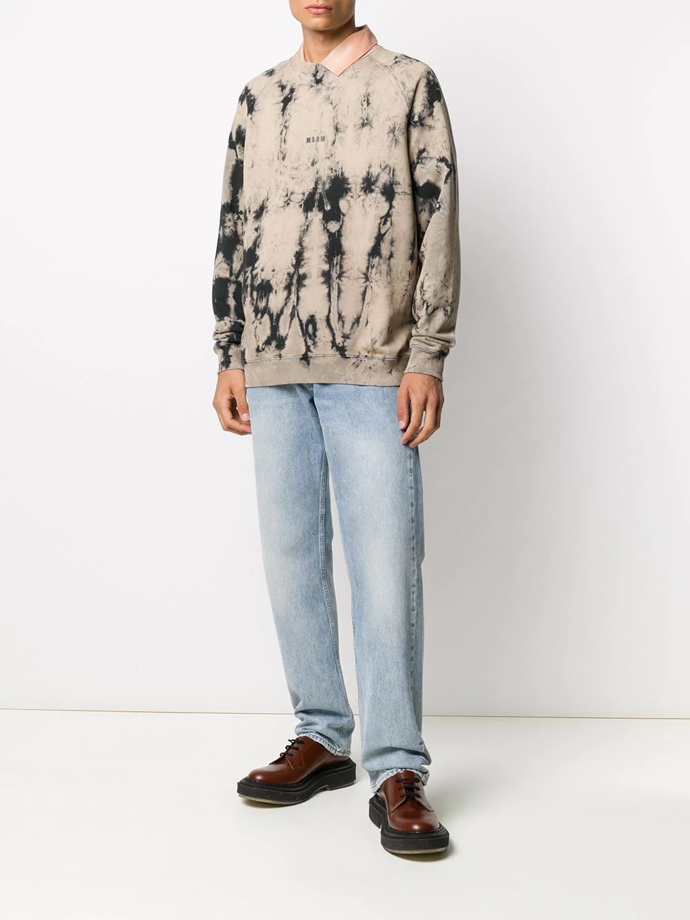 tie-dye print sweatshirt  - 2