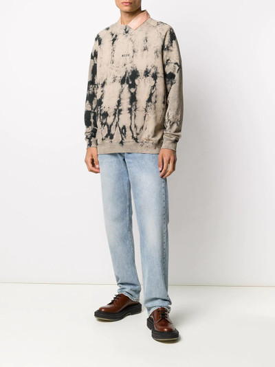 MSGM tie-dye print sweatshirt  outlook