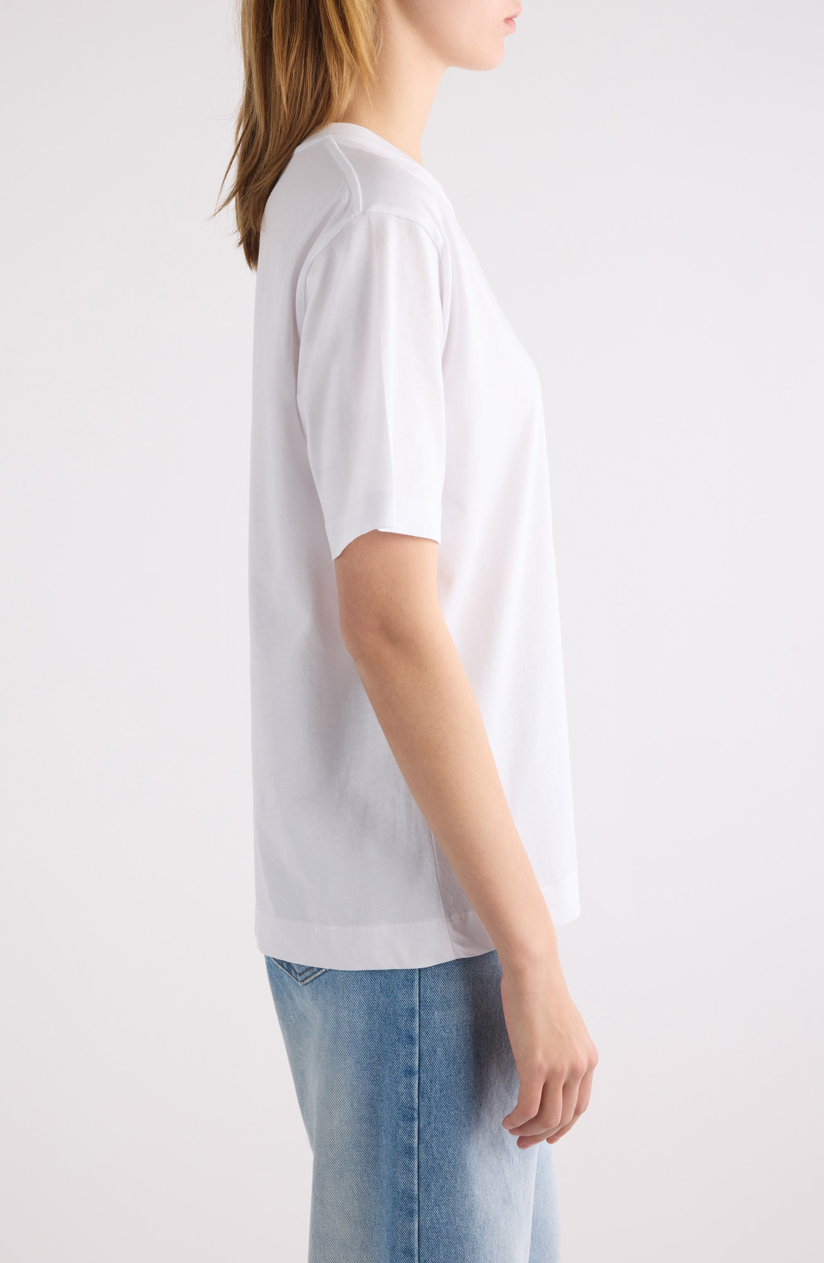 Dries Van Noten Heydu Cotton T-Shirt in White at Nordstrom - 4
