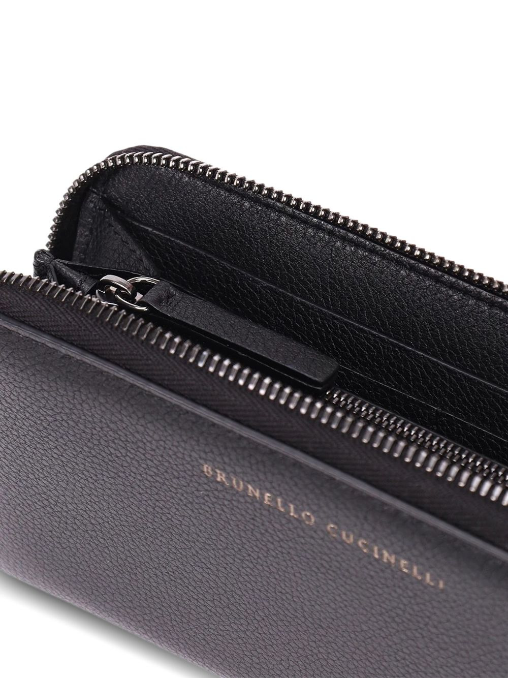 zip-around leather wallet - 4