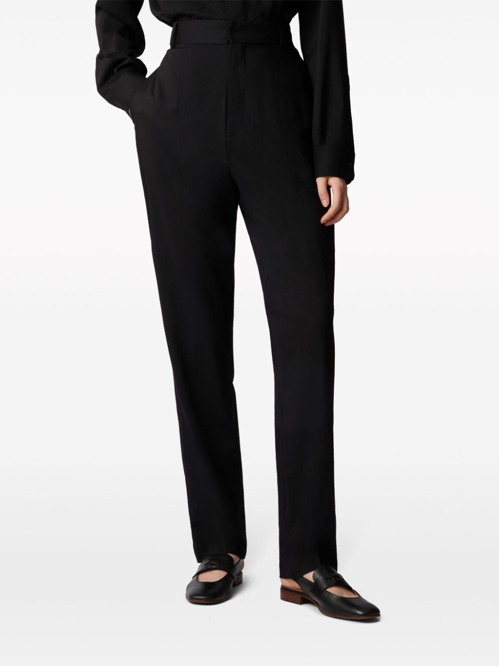 virgin wool tailored trousers - 3