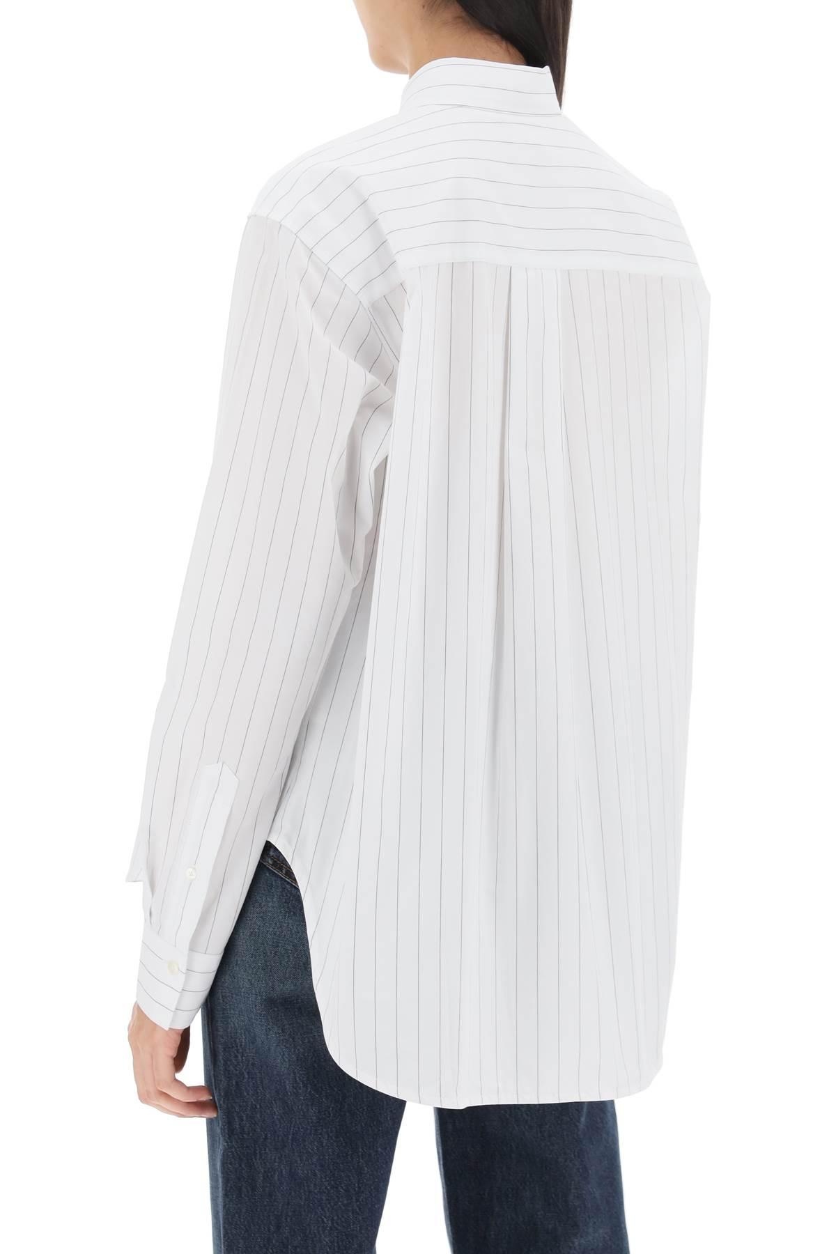 PINSTRIPED BOXY SHIRT - 4