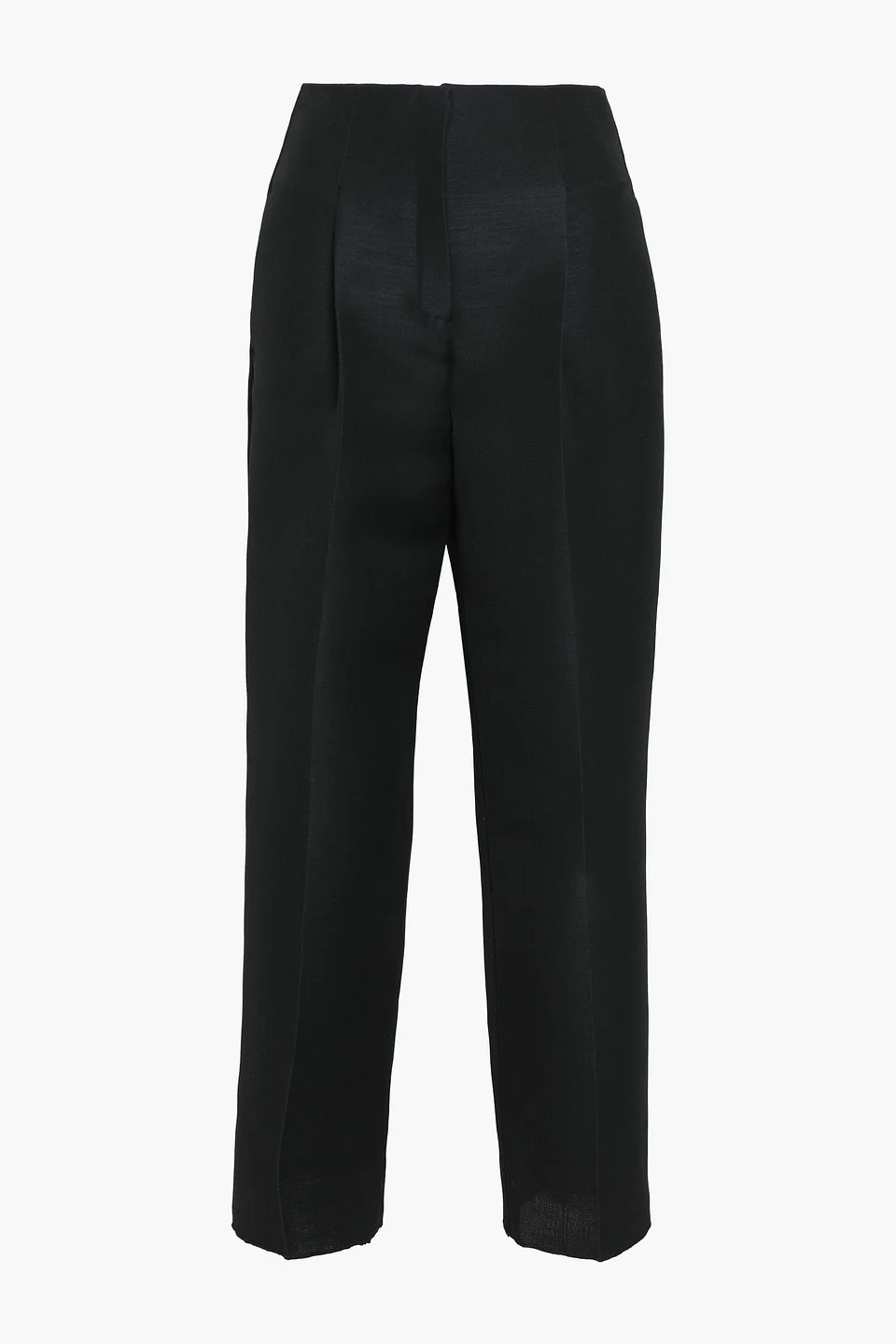 Wool and mohair-blend straight-leg pants - 1