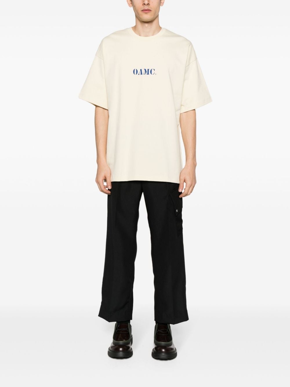 logo-print organic cotton T-shirt - 2