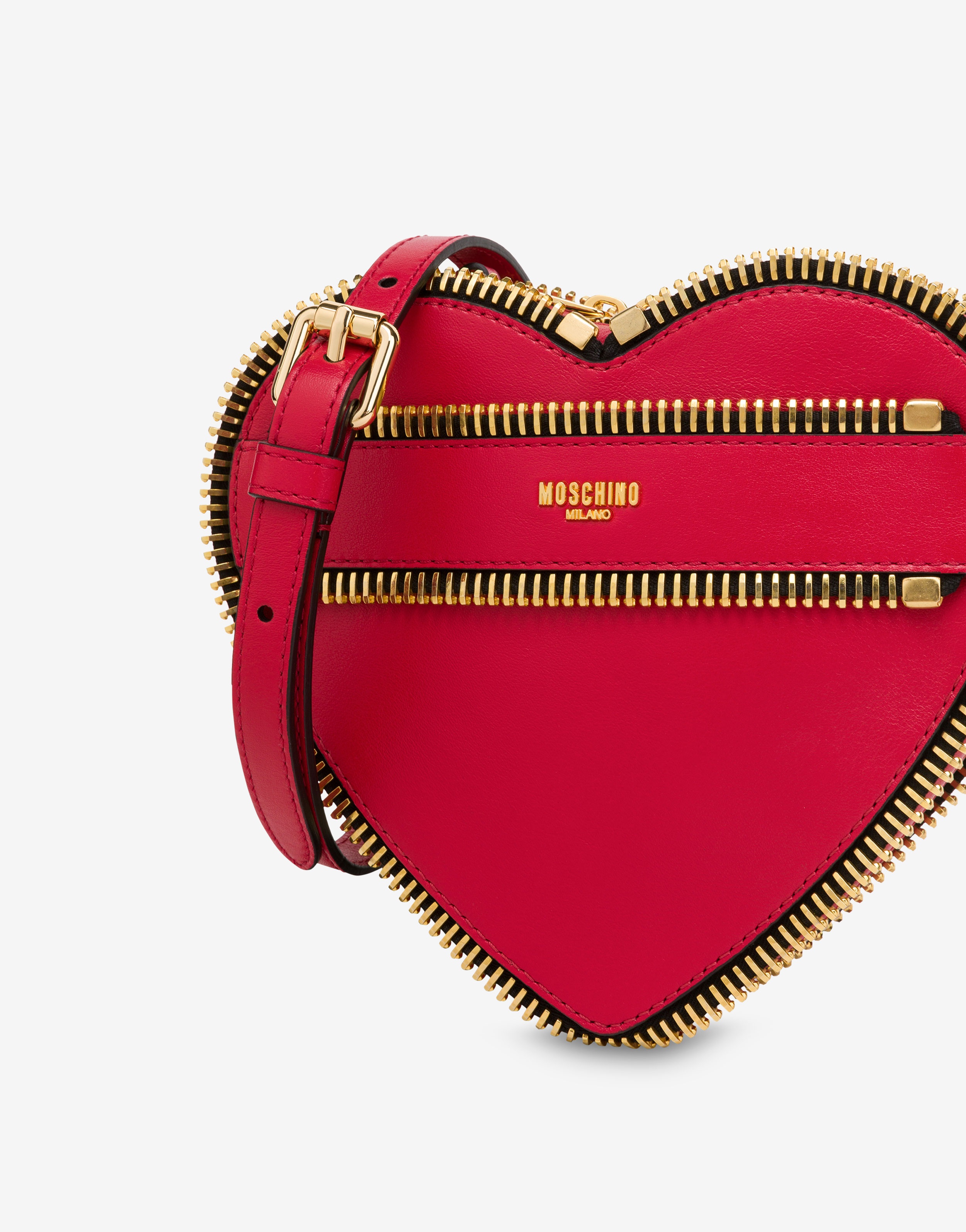 MOSCHINO RIDER HEART-SHAPED BAG - 4