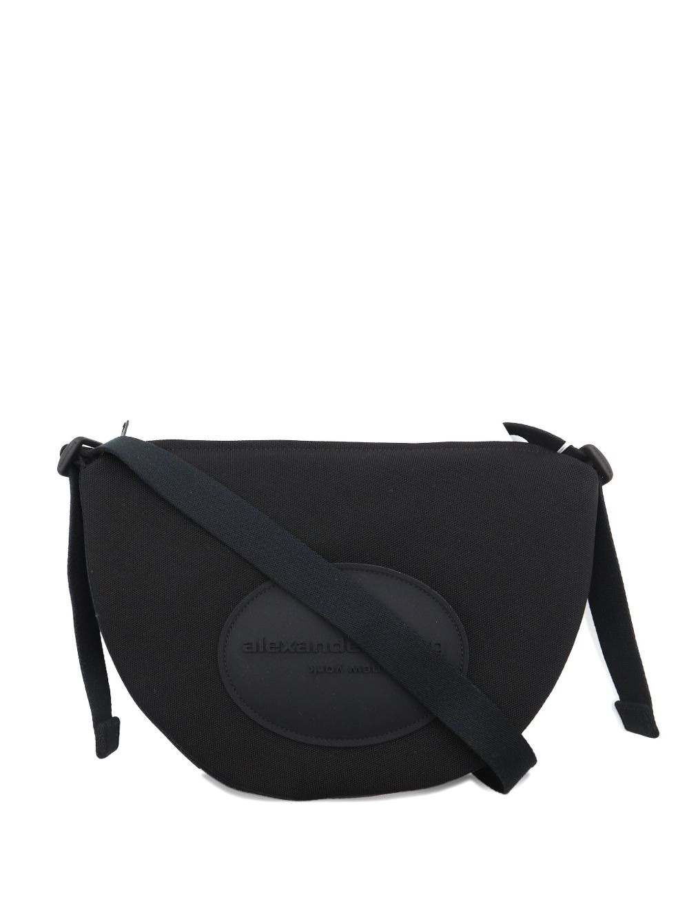 medium logo-plaque shoulder bag - 1