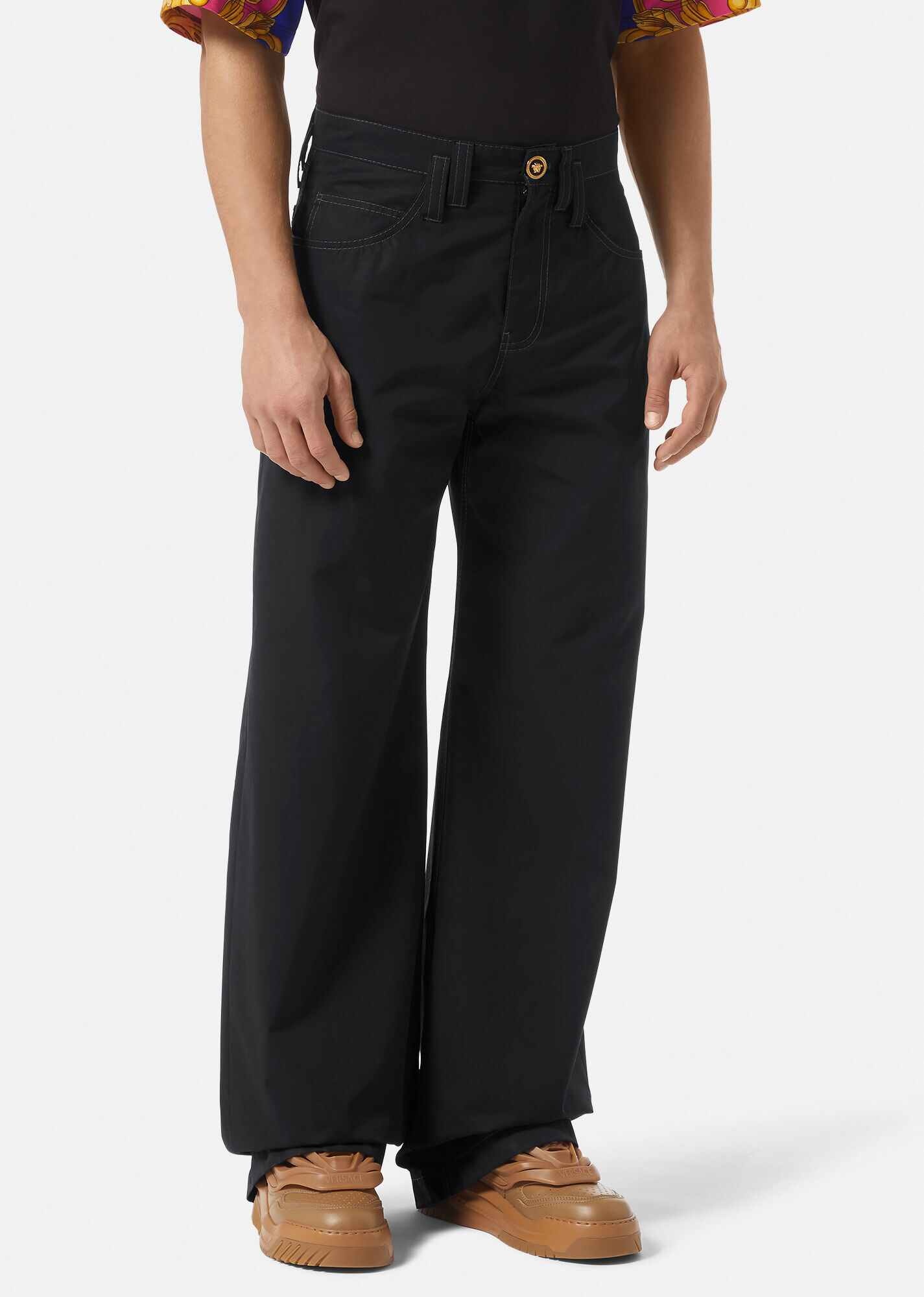 Medusa Wide Leg Jeans - 3