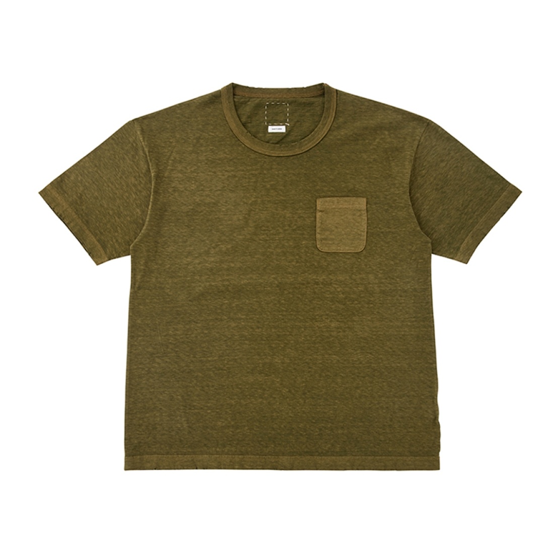 JUMBO TEE S/S (UNEVEN DYE) GREEN - 1