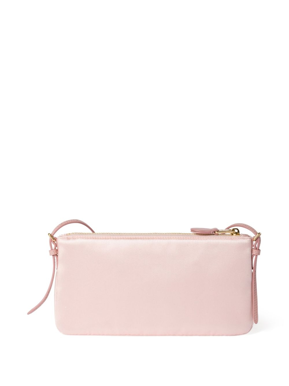 logo-lettering clutch bag - 2