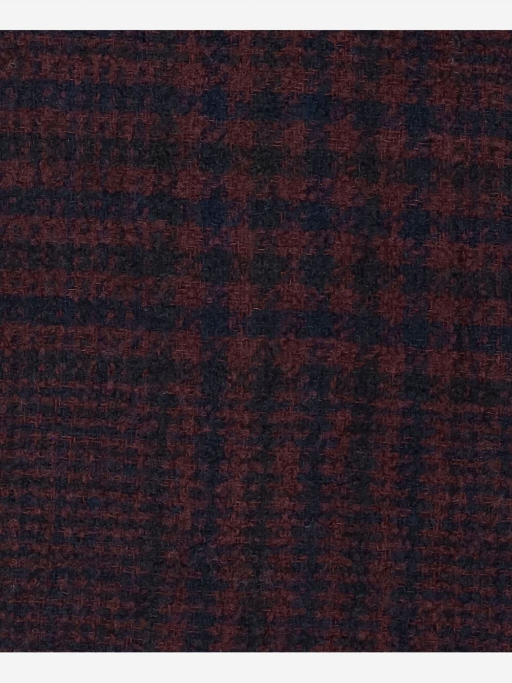 checked frayed-edge scarf - 2
