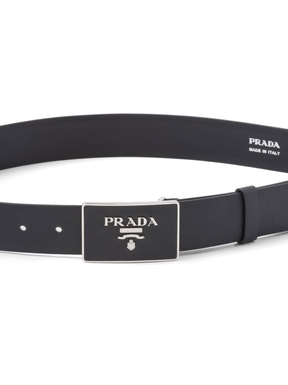 Saffiano leather belt - 3