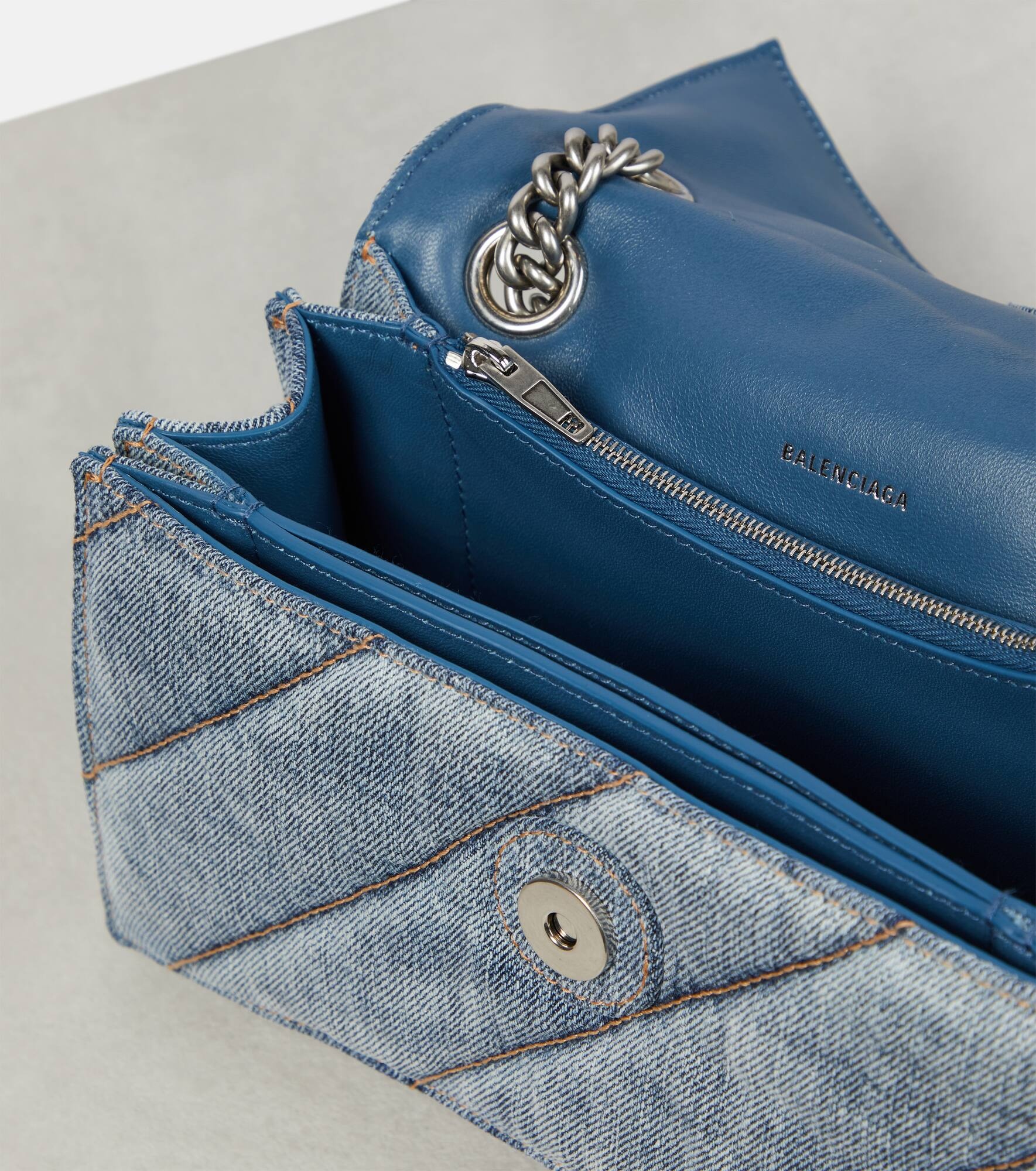 Crush Medium denim shoulder bag - 3
