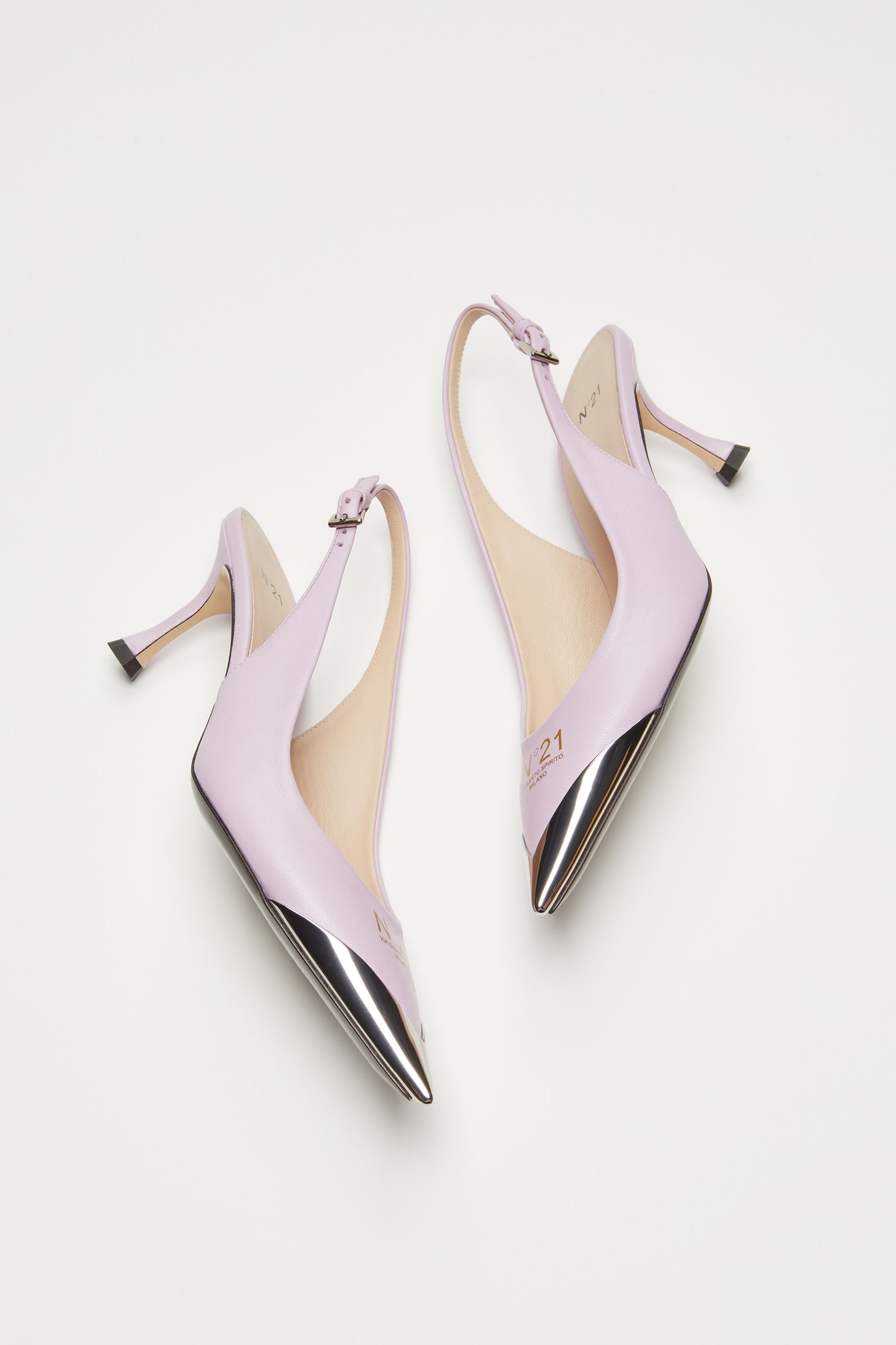 LOGO-PRINT SLINGBACK PUMPS - 4