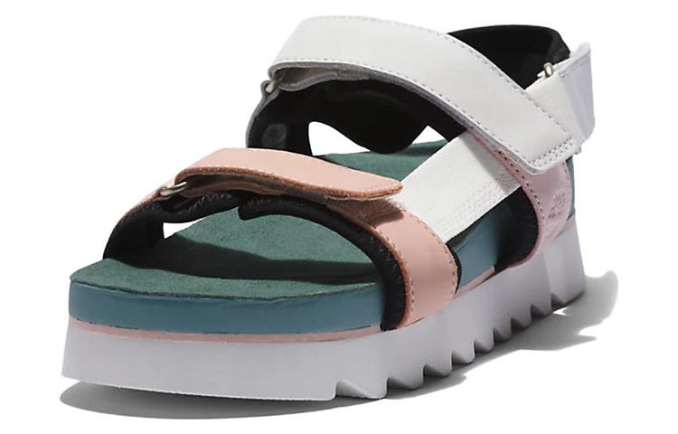 (WMNS) Timberland Santa Monica Sunrise 'White Green Pink' A41QX662 - 3
