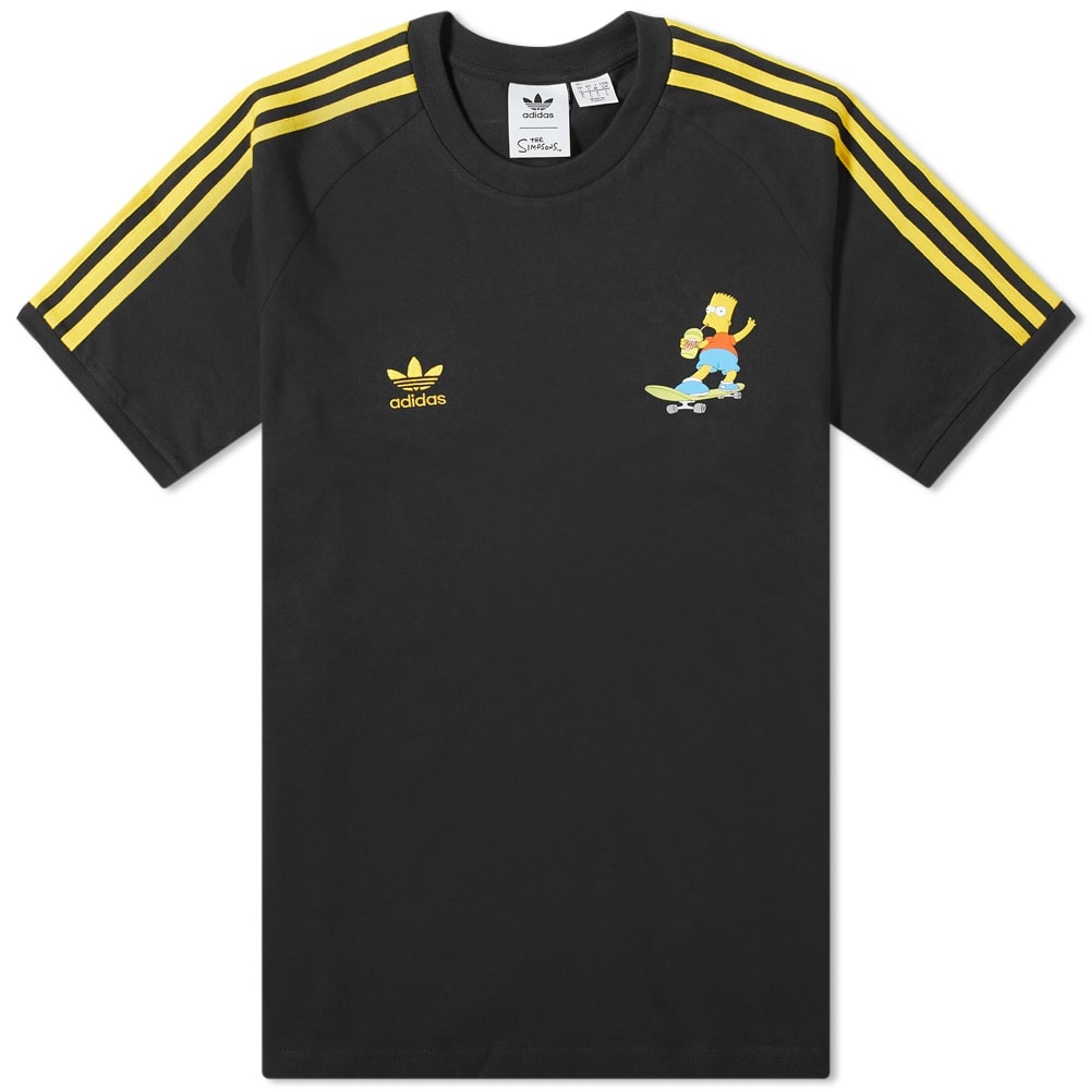 Adidas x The Simpsons 3 Stripe Tee - 1