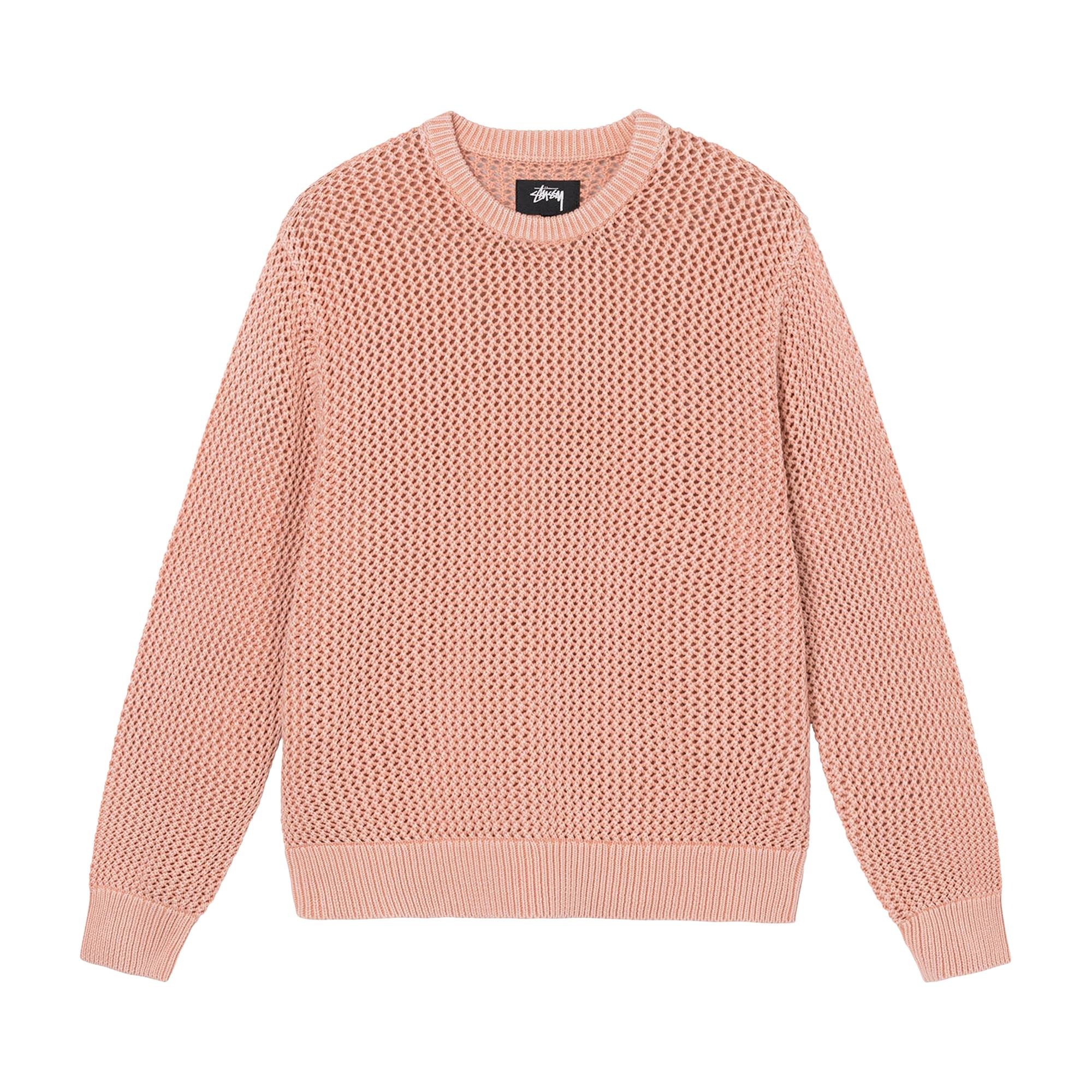 Stussy Pigment Dyed Loose Gauge Sweater 'Peach' - 1