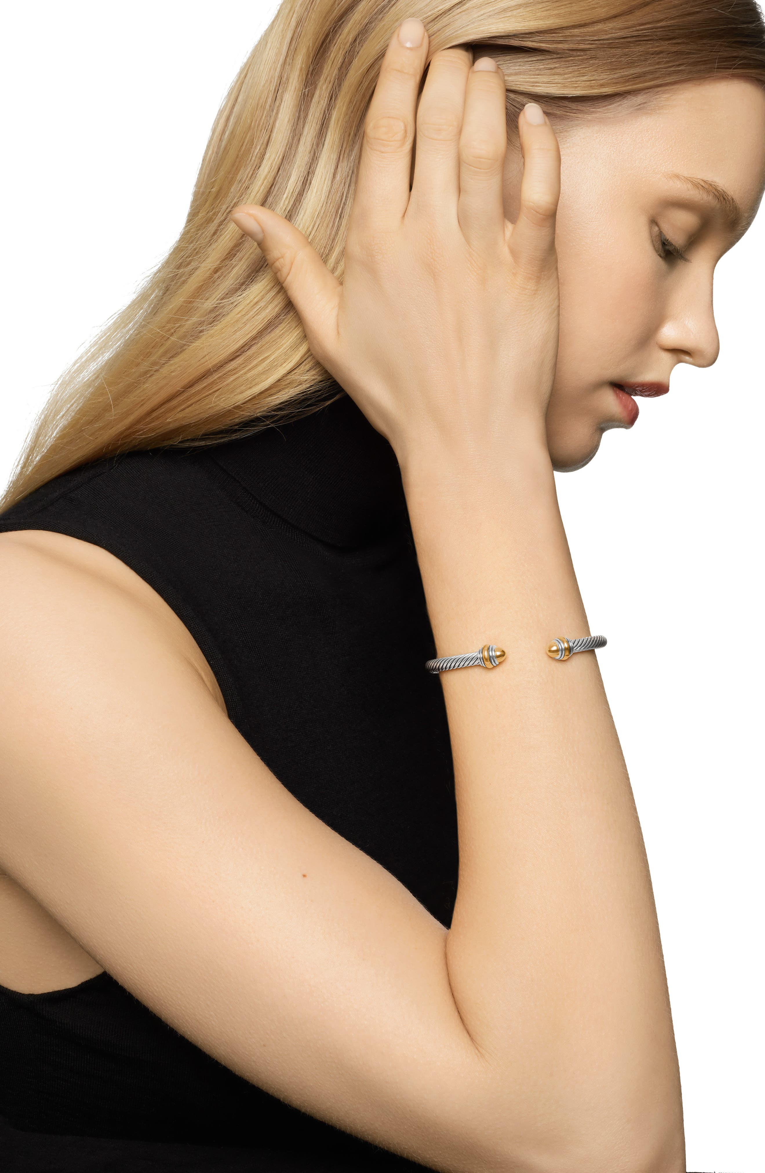 David Yurman Cable Classics Bracelet with Gold, 5mm in Gold Dome at Nordstrom - 2