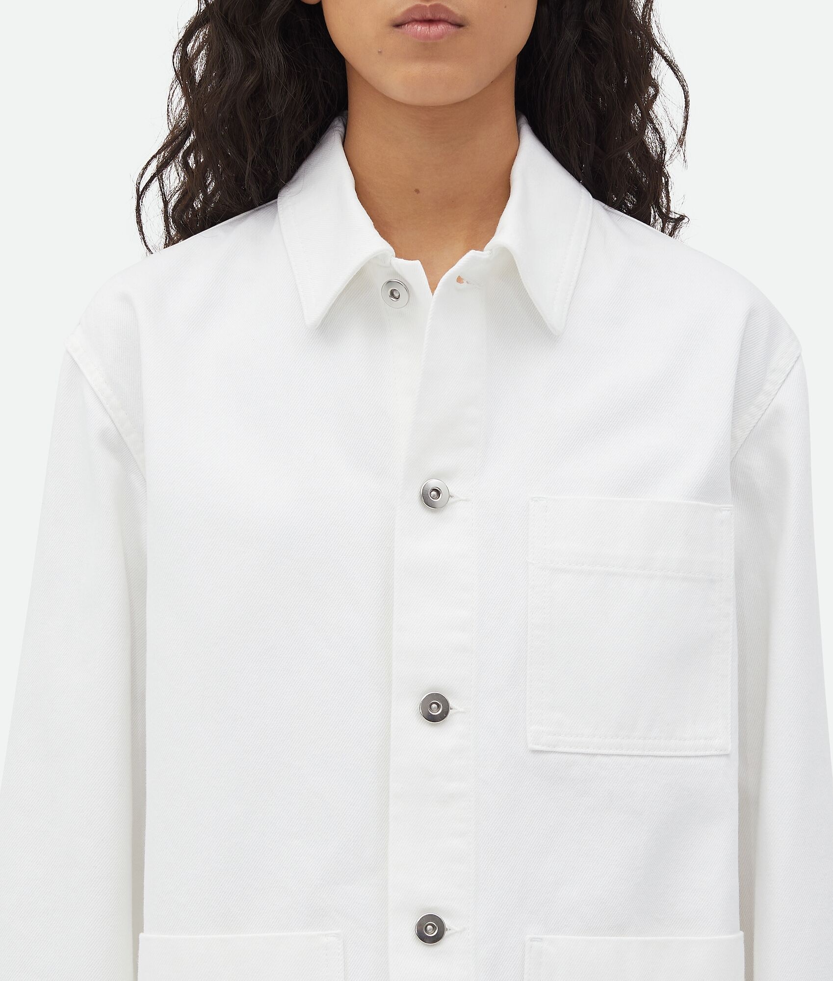 White Denim Jacket - 5
