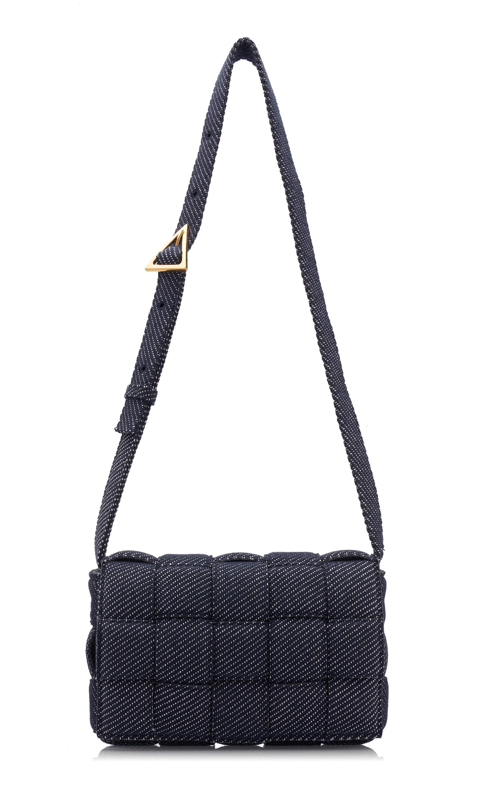 The Padded Cassette Denim Bag blue - 7