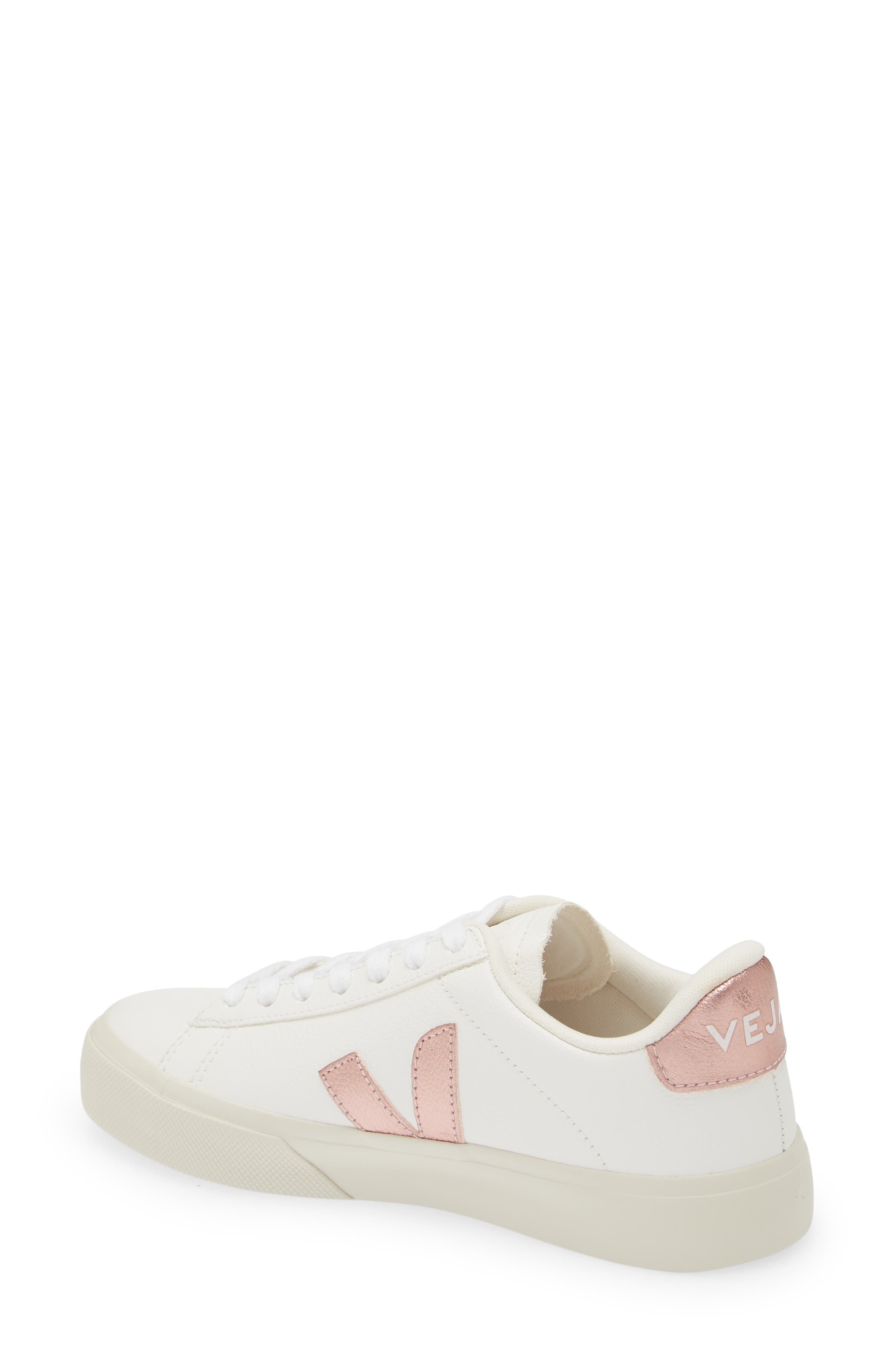 Veja Campo Chrome Free Leather Sneaker in Extra-White Nacre at Nordstrom - 2