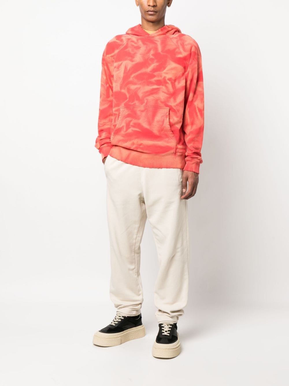 tie-dye cotton hoodie - 2