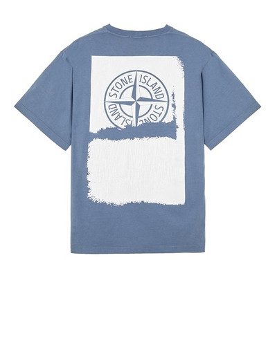 Stone Island 2RC89 'SCRATCHED PAINT ONE' PRINT AVIO BLUE outlook