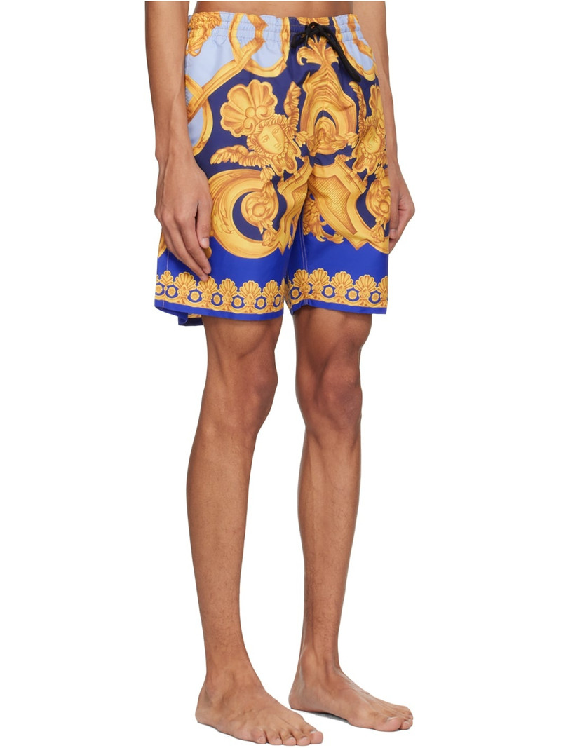 VERSACE Blue Barocco 660 Swim Shorts outlook