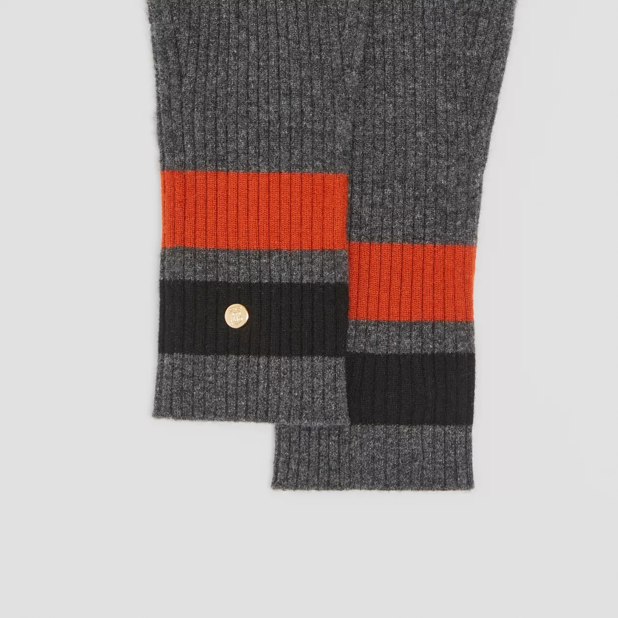 Monogram Motif Merino Wool Cashmere Gloves - 2