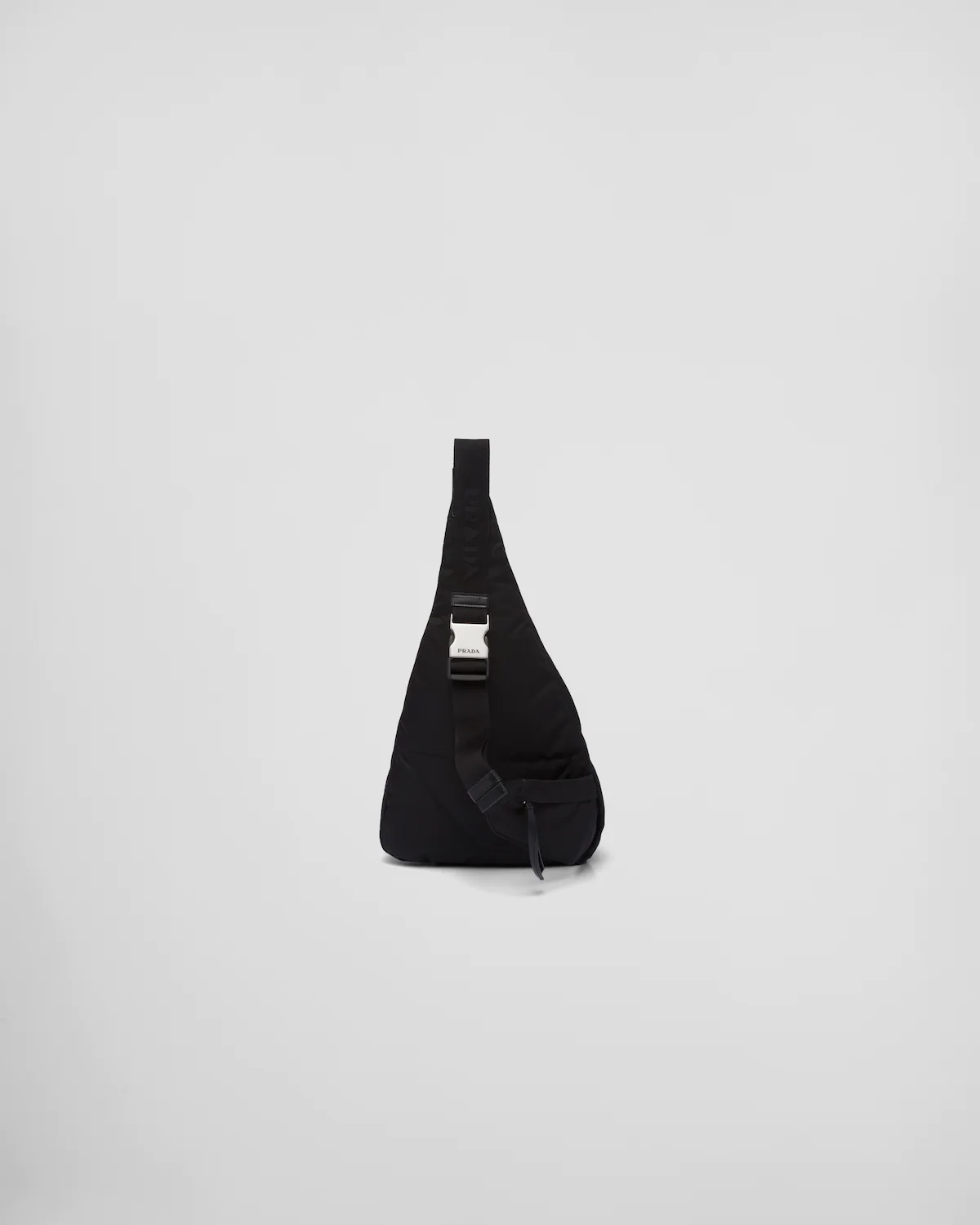 Re-Nylon and leather backpack - 4