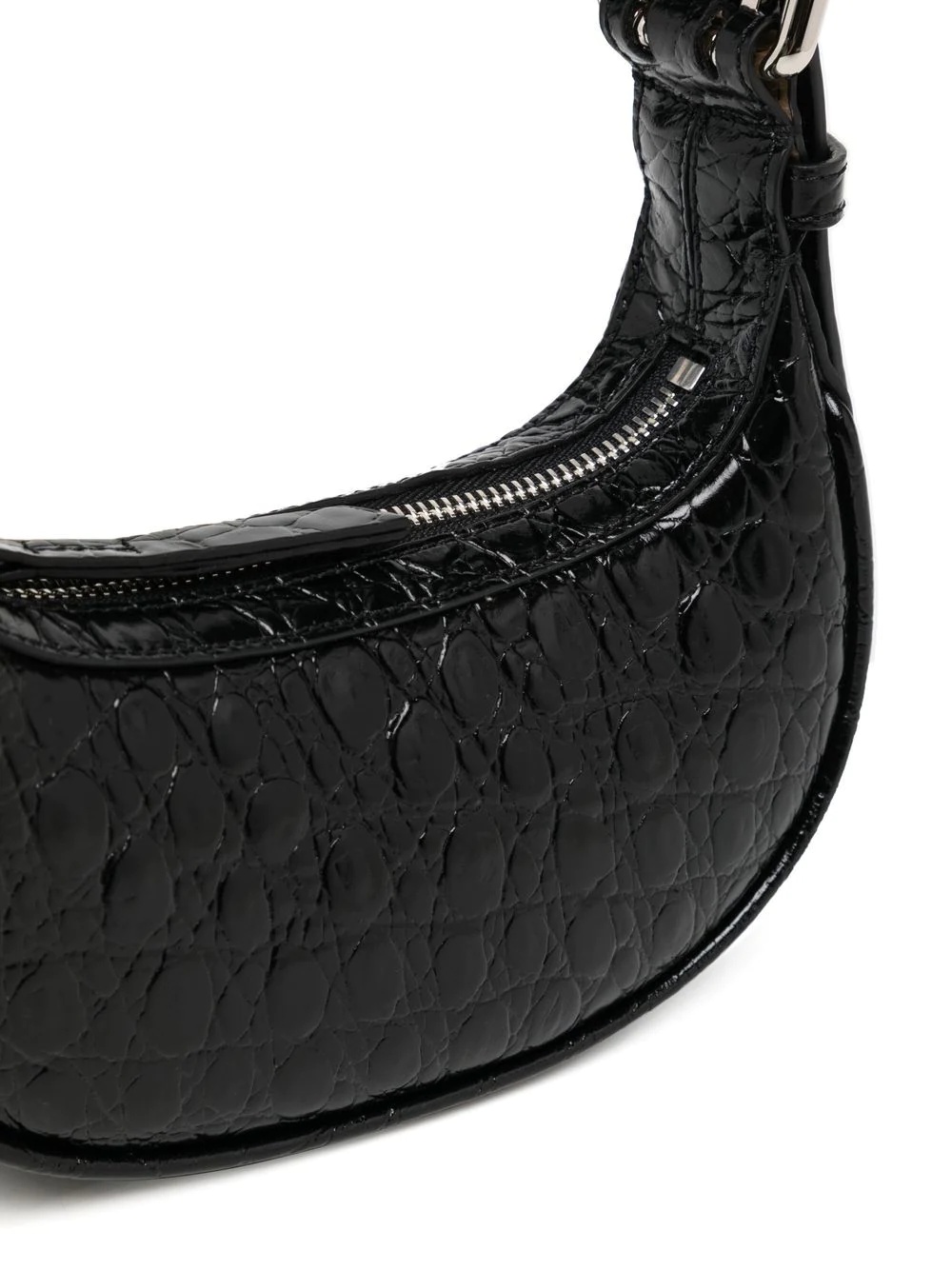 crocodile-effect leather mini bag - 4