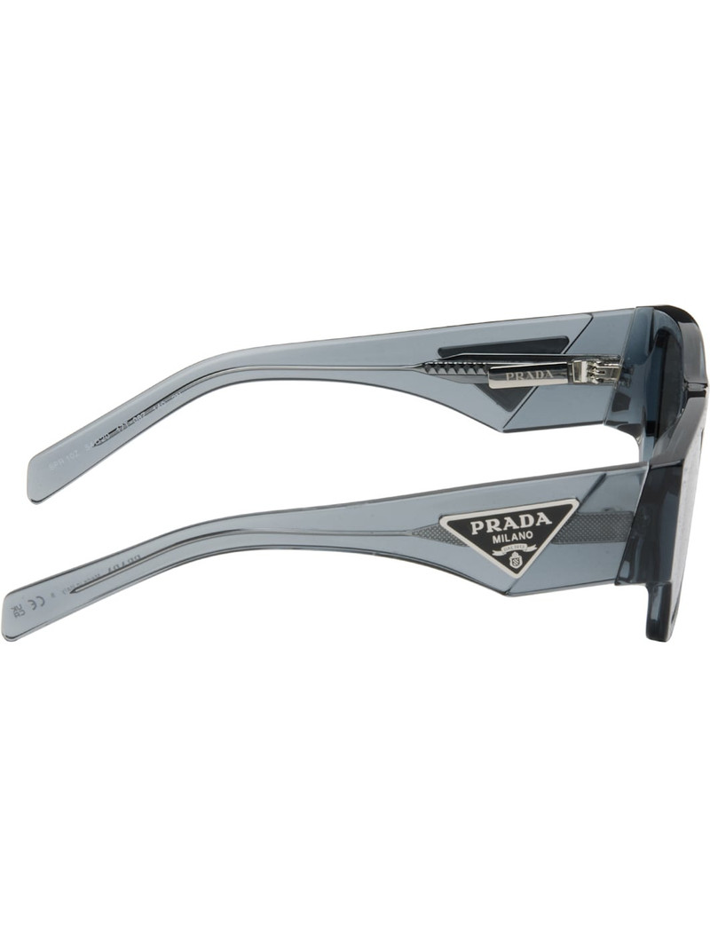 Prada Blue Triangle Logo Sunglasses outlook