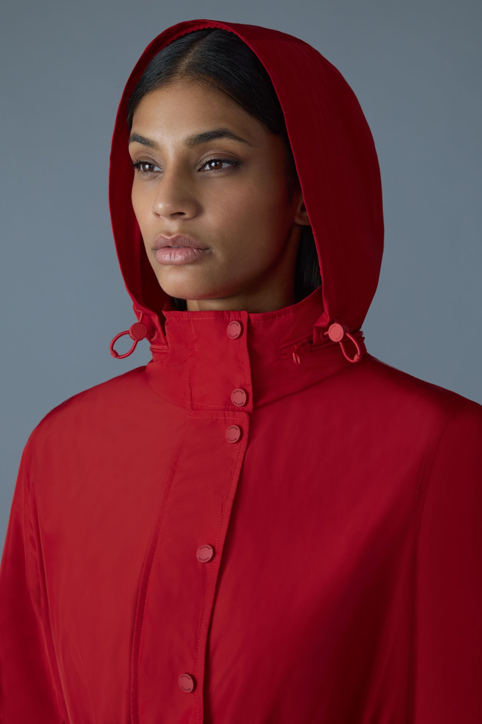 KERYN Medium-Length Rain Jacket - 5