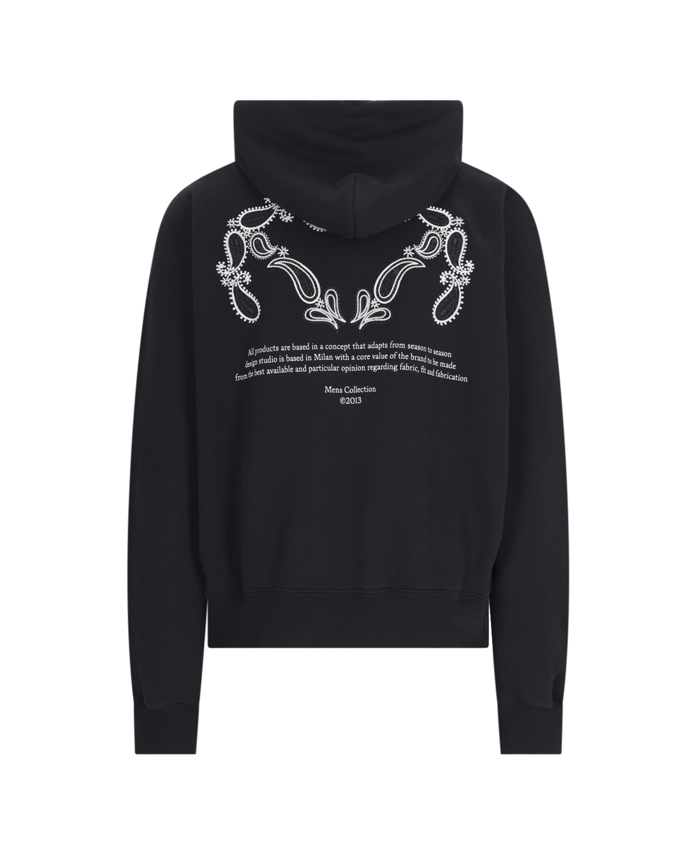 Bandana Half Arrow Over Hoodie - 2