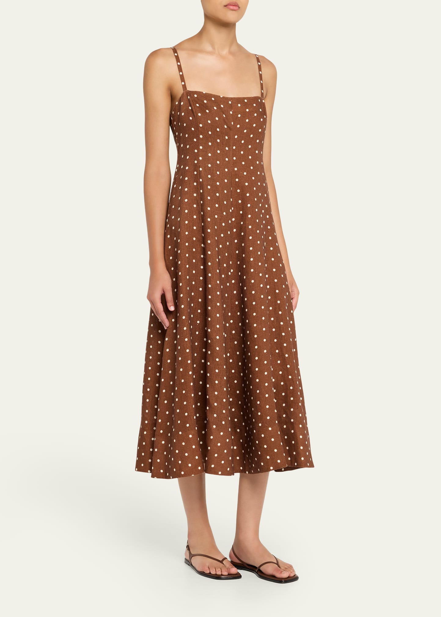 Gimlet Polka Dot Midi Dress - 4