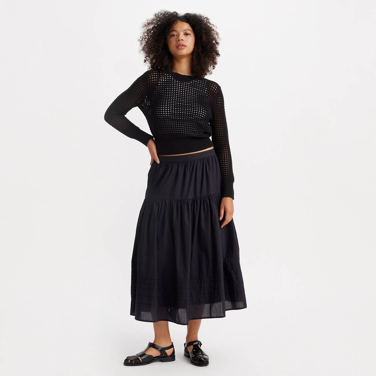 BECCA TIERED SKIRT - 3