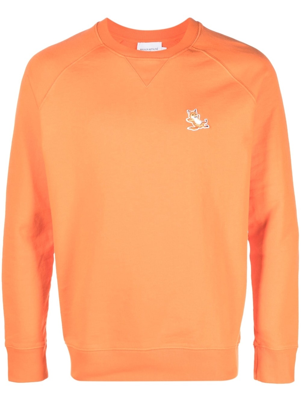Chillax Fox-patch cotton sweatshirt - 1