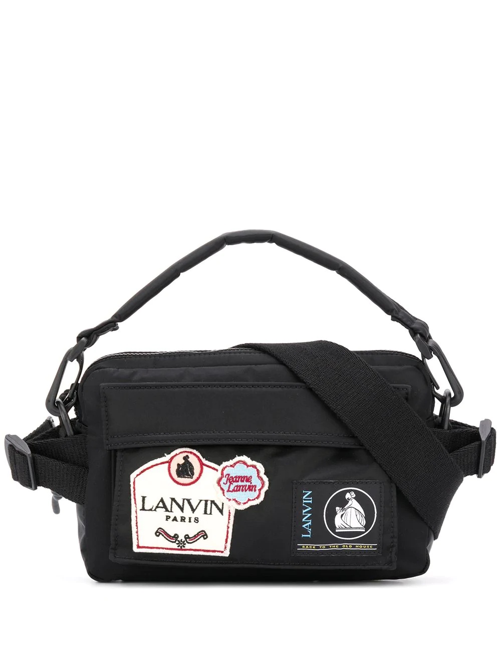 logo-patch belt bag - 1